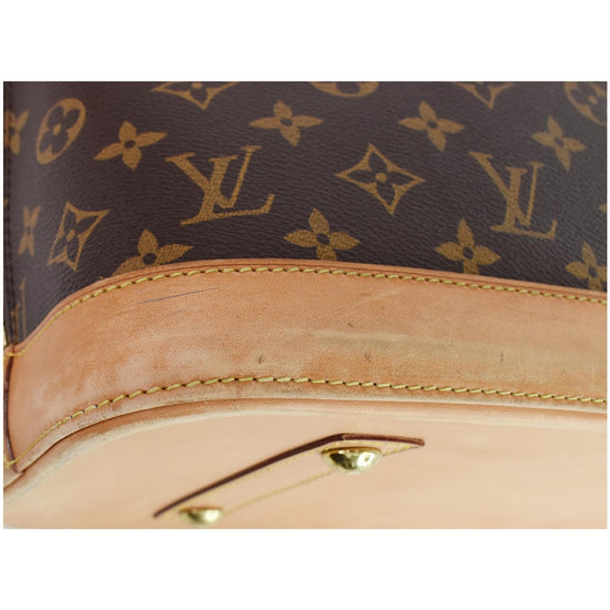 LOUIS VUITTON #38816 Alma Brown Monogram Canvas Satchel Bag – ALL