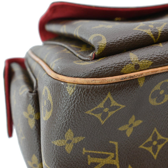 Viva cité leather handbag Louis Vuitton Brown in Leather - 38192391