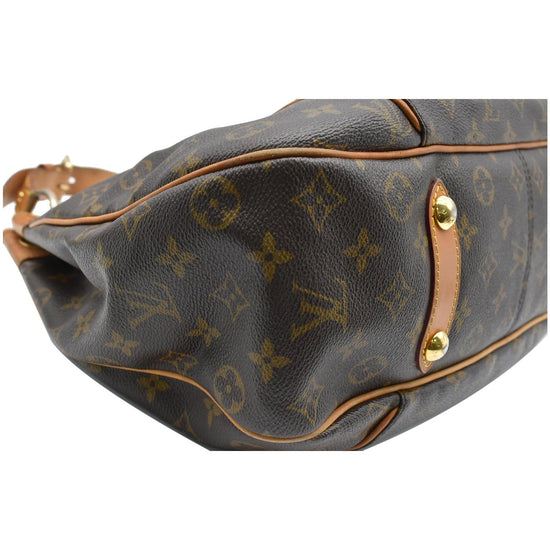 Galliera handbag Louis Vuitton Brown in Synthetic - 31787090