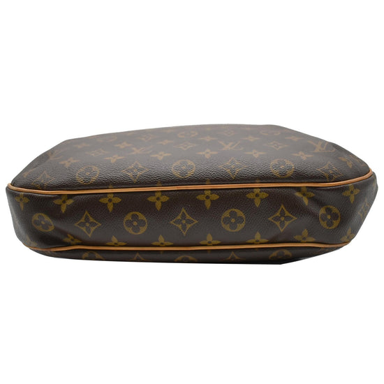 Louis Vuitton Brown Monogram Odeon GM Leather Cloth ref.976373