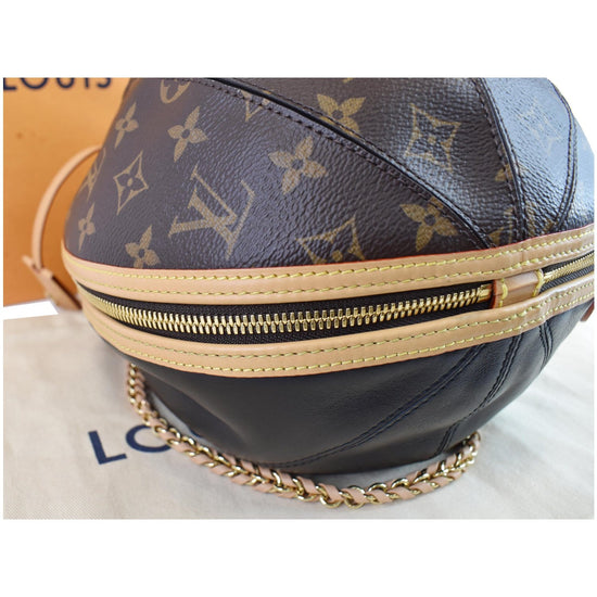 Louis Vuitton Egg Bag Monogram Canvas/Leather Brown/Black GHW