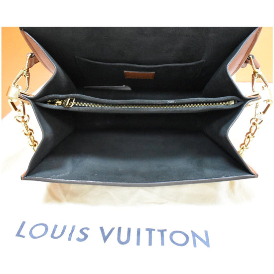 Authentic Louis Vuitton Classic Monogram And Monogram Reverse Canvas Dauphine  MM Shoulder Bag – Italy Station