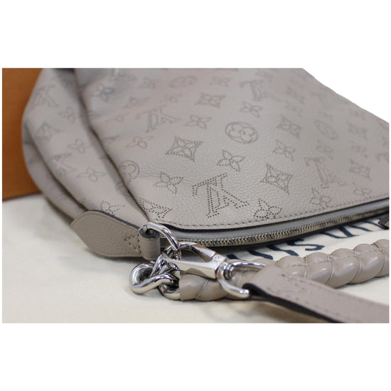 Louis Vuitton Babylone Chain BB Mahina Galet Gray Braided Handle