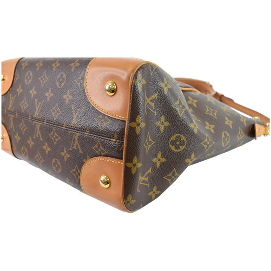 Louis Vuitton M51195 Estrela NM Red & Brown Monogram Canvas Tote Bag –  Cashinmybag