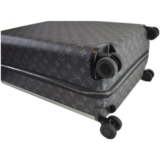 LV x YK Horizon 55 Suitcase - Luxury Monogram Eclipse Canvas Grey