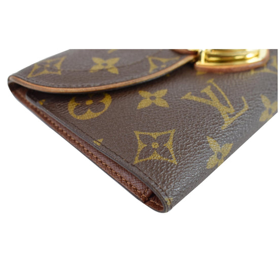 LOUIS VUITTON Eugenie Monogram Canvas Wallet Brown-US