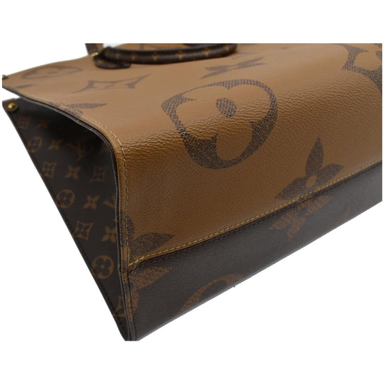 Louis Vuitton OnTheGo GM Tote Brown Canvas Monogram Women Bag Handbag M44576  JP2