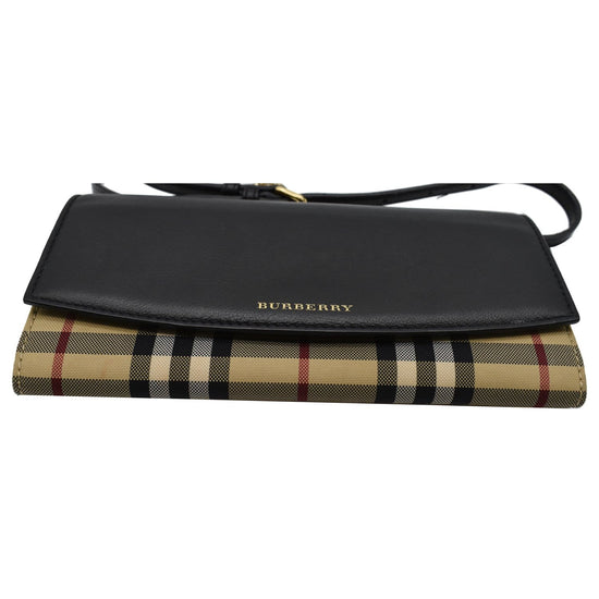 Wallets & purses Burberry - Jacquard and leather pouch - 40111121BLACK