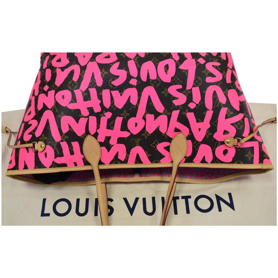 Louis Vuitton Neverfull Graffiti GM Rare Monogram Stephen Sprouse Tote  LV-0618N-0005