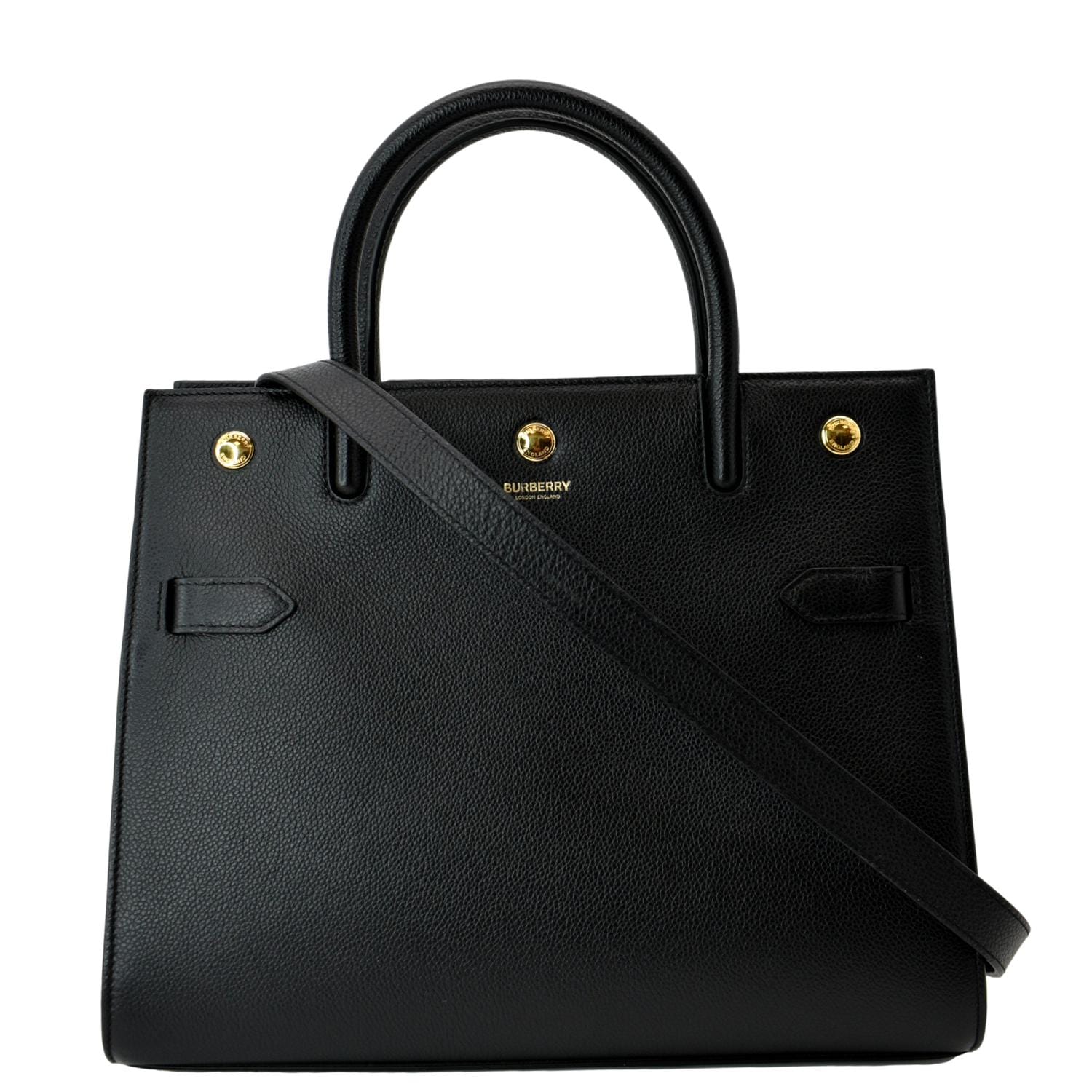 Burberry Leather Tote Bag - Black Totes, Handbags - BUR387623