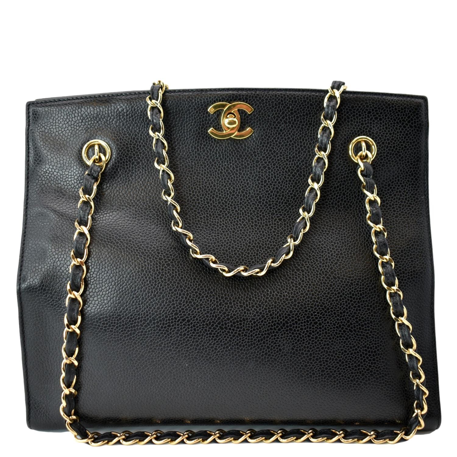 Chanel Vintage Black Caviar Vip CC Logo on a Chain Crossbody Bag for Sale  in Whittier, CA - OfferUp