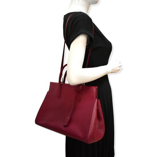 LOUIS VUITTON Marly MM Epi Leather Shoulder Bag Red - Hot Deals