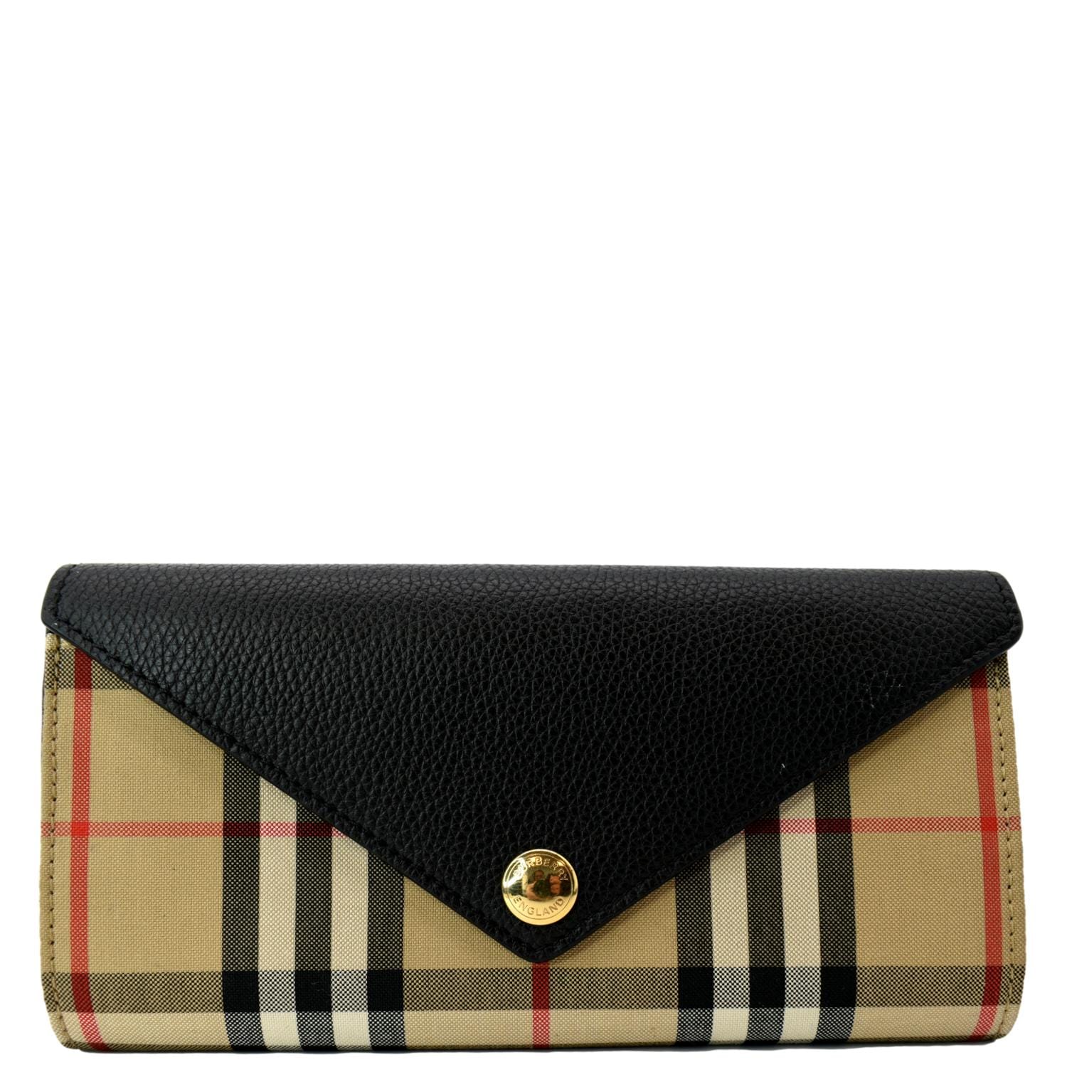 Burberry Vintage Haymarket French Wallet (SHF-18988) – LuxeDH