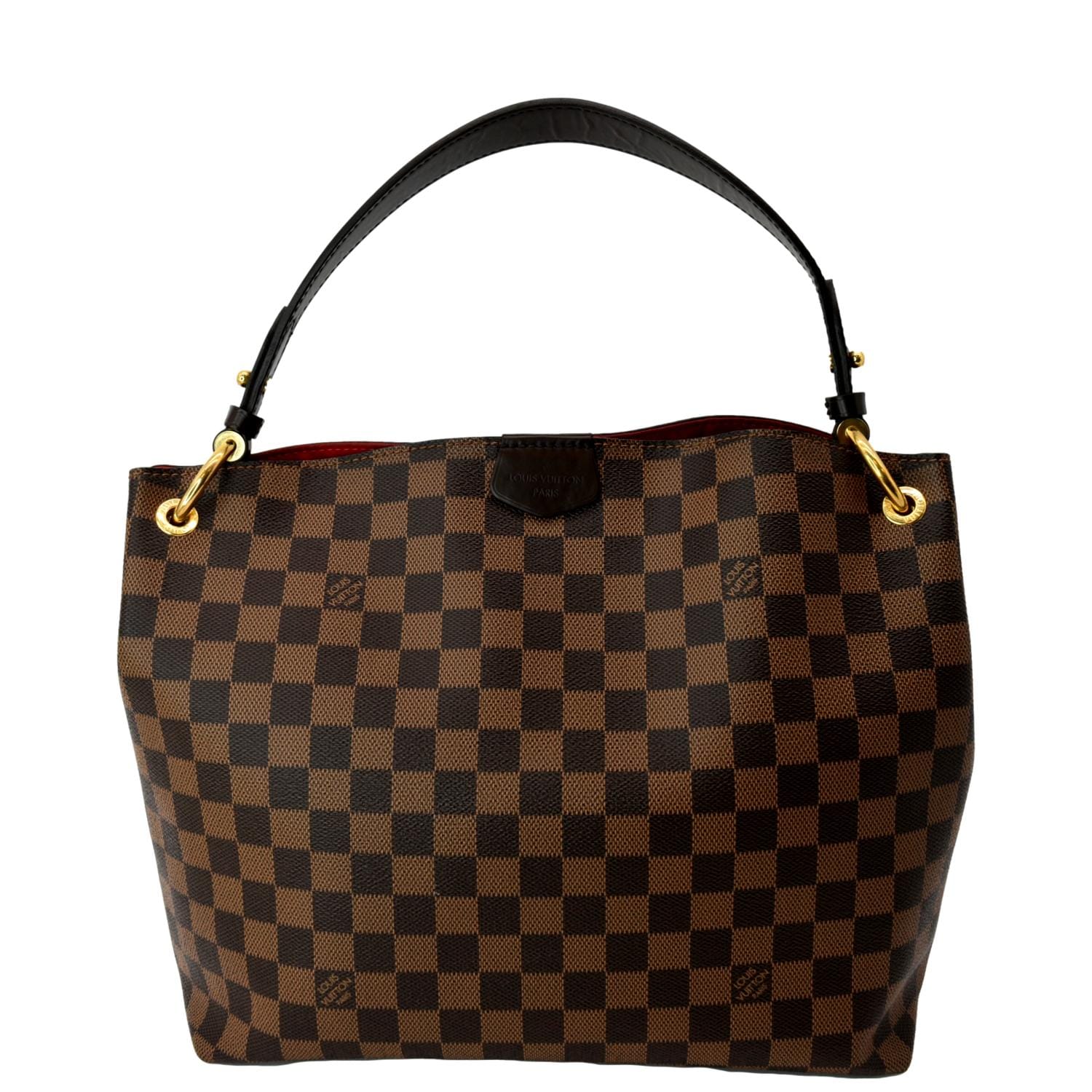 LOUIS VUITTON Graceful PM Damier Ebene Shoulder Bag Brown