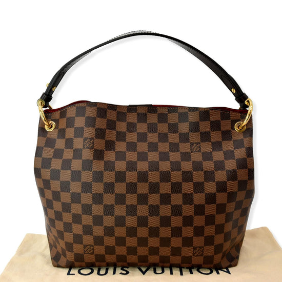 Graceful vegan leather handbag Louis Vuitton Brown in Vegan leather -  36284886