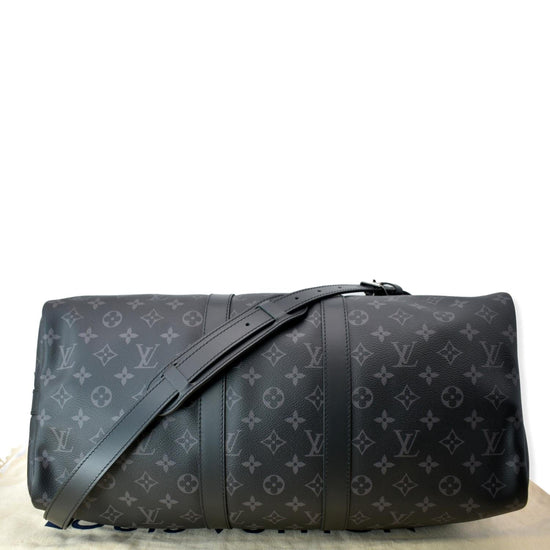 LOUIS VUITTON Monogram Eclipse Keepall Bandouliere 45 1194333