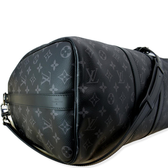 LOUIS VUITTON Keepall 45 Bandouliere Monogram Eclipse Travel