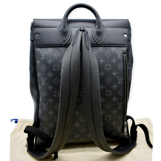 Louis Vuitton Steamer backpack in Eclipse monogram canvas Grey Cloth  ref.364287 - Joli Closet