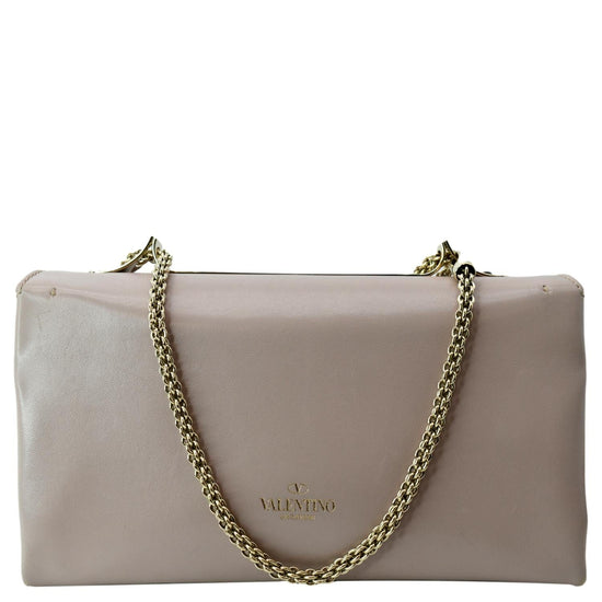 Valentino Pink Patent Leather Bow Shoulder Bag