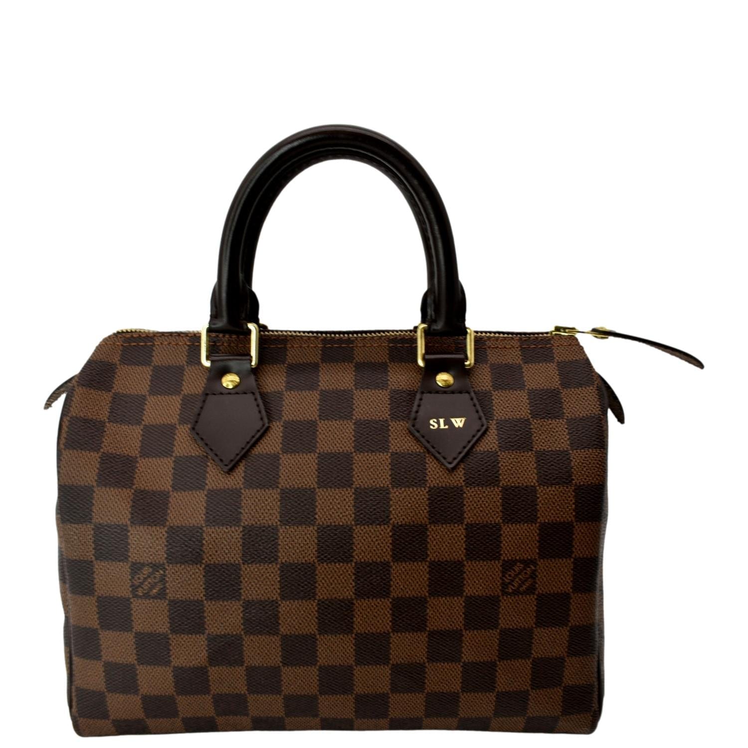 LOUIS VUITTON Damier Ebene Speedy 25 Handbag