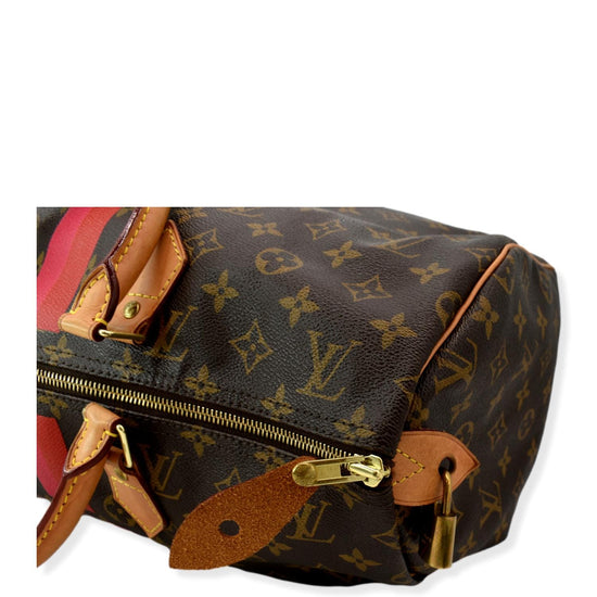 Louis Vuitton Speedy Large Monogram 40 Gm 871944 Brown Coated Canvas  Weekend/Travel Bag, Louis Vuitton