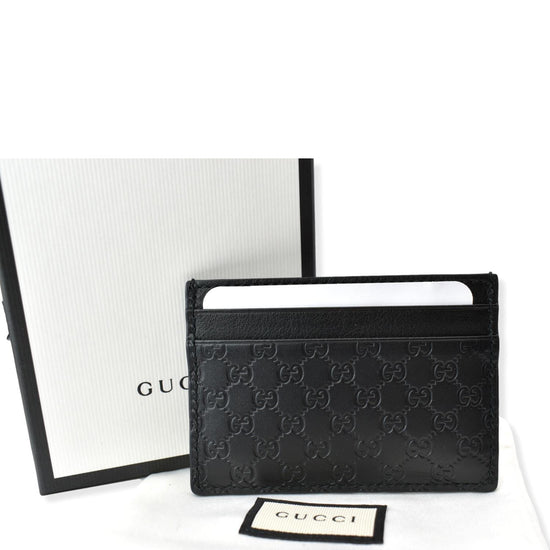 Gucci GG Microguccissima Cardholder Card Case in Red –