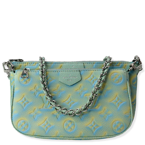 Louis Vuitton MULTI POCHETTE ACCESSOIRES-M44813 GREEN/PINK/BLUE - Luxuryeasy