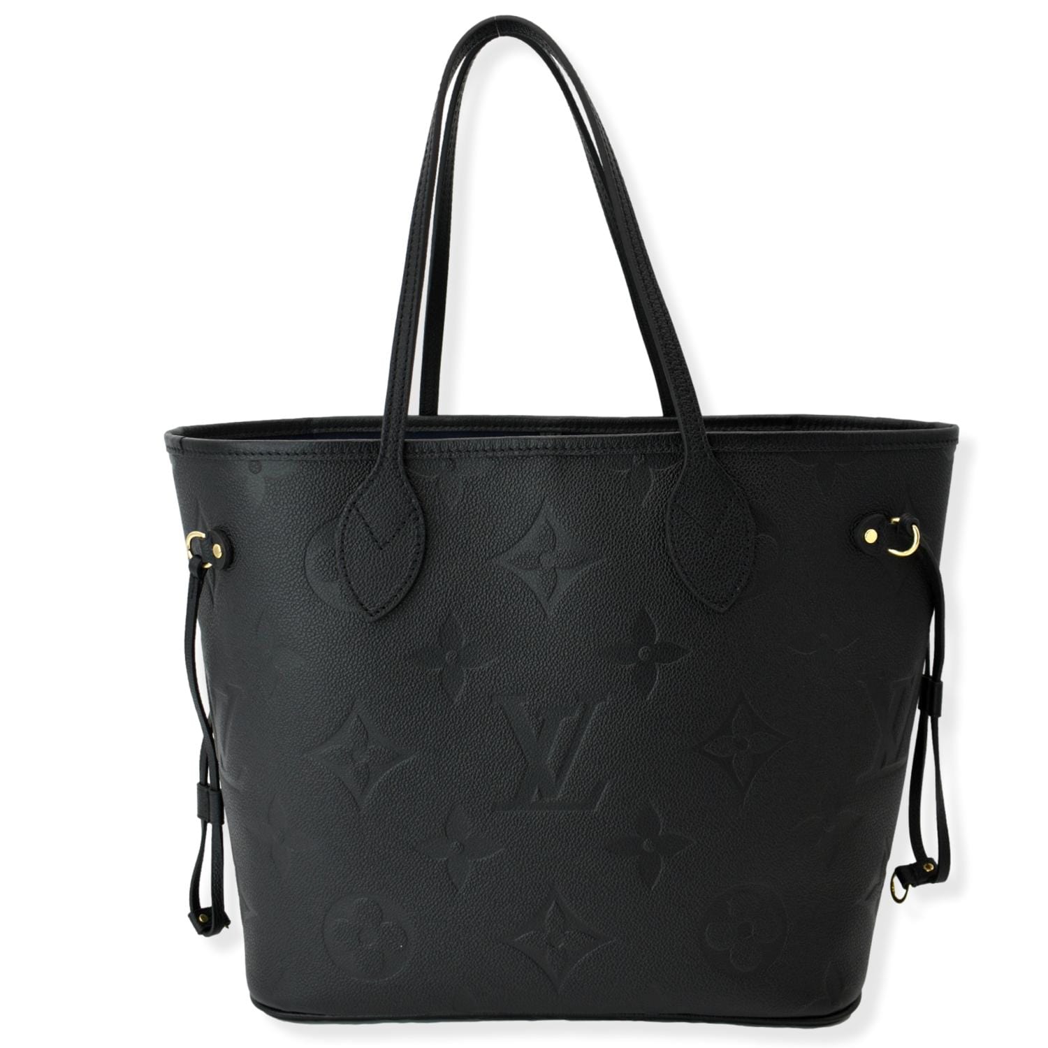 Louis Vuitton Neverfull MM Monogram Empreinte Tote Bag Black