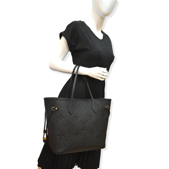 Louis Vuitton Monogram Empreinte Giant Neverfull MM w/ Pouch - Black Totes,  Handbags - LOU815557