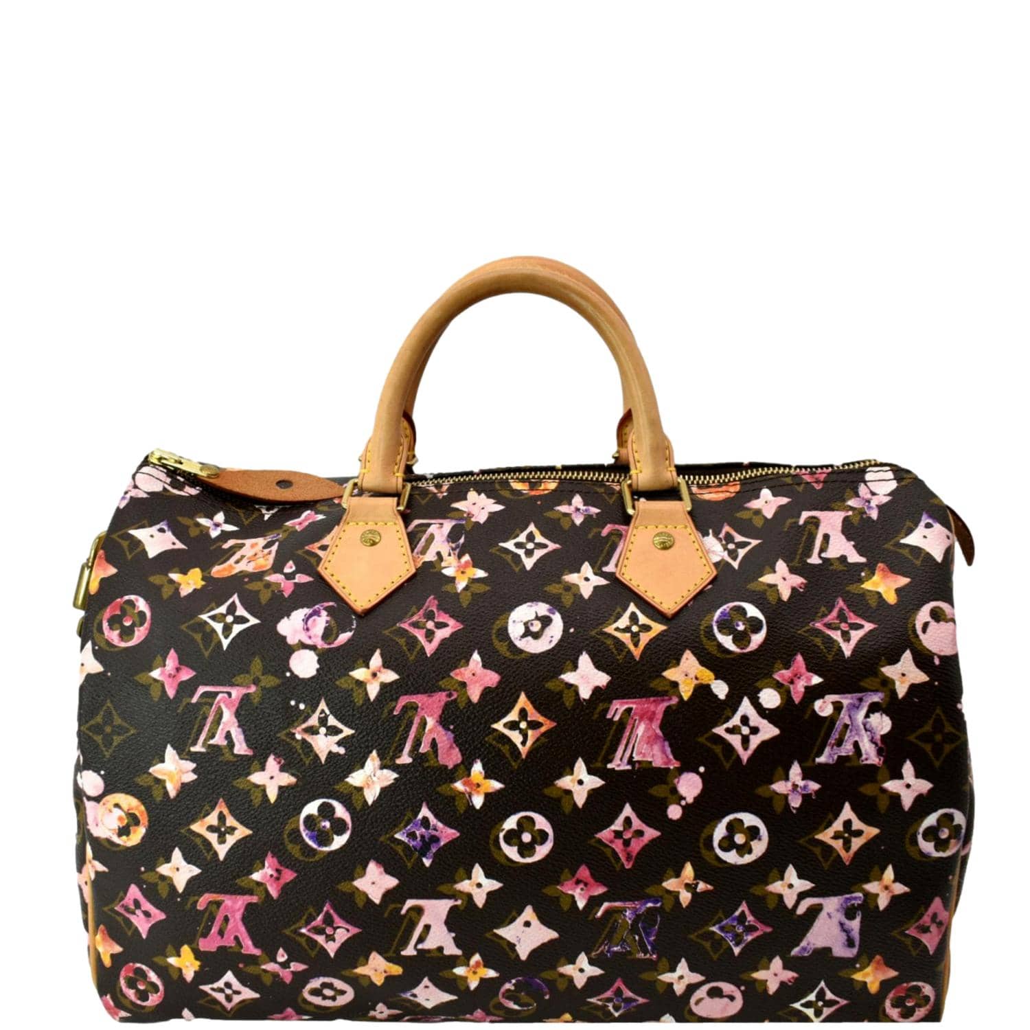 Louis Vuitton Richard Prince Speedy 35 Monogram Satchel Bag