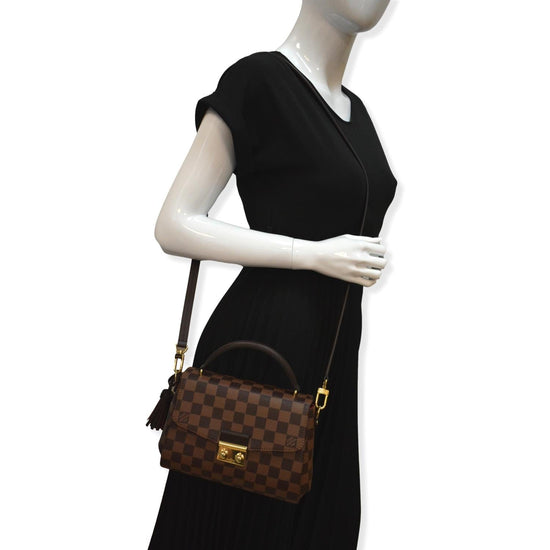 Louis Vuitton Braided Croisette Damier Brown Quartz Rose T. Damier Ebene