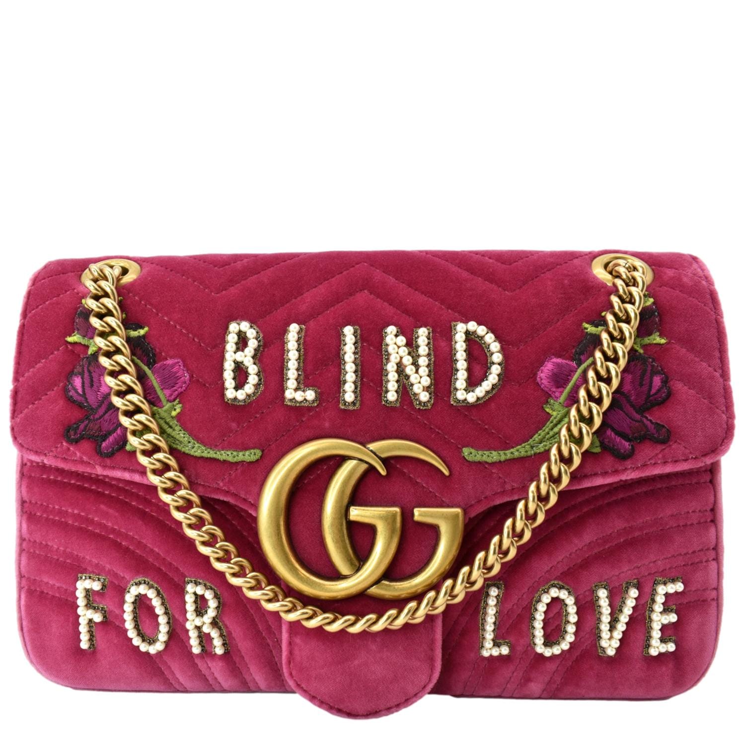 Gucci Marmont Red Velvet Bag — Blaise Ruby Loves