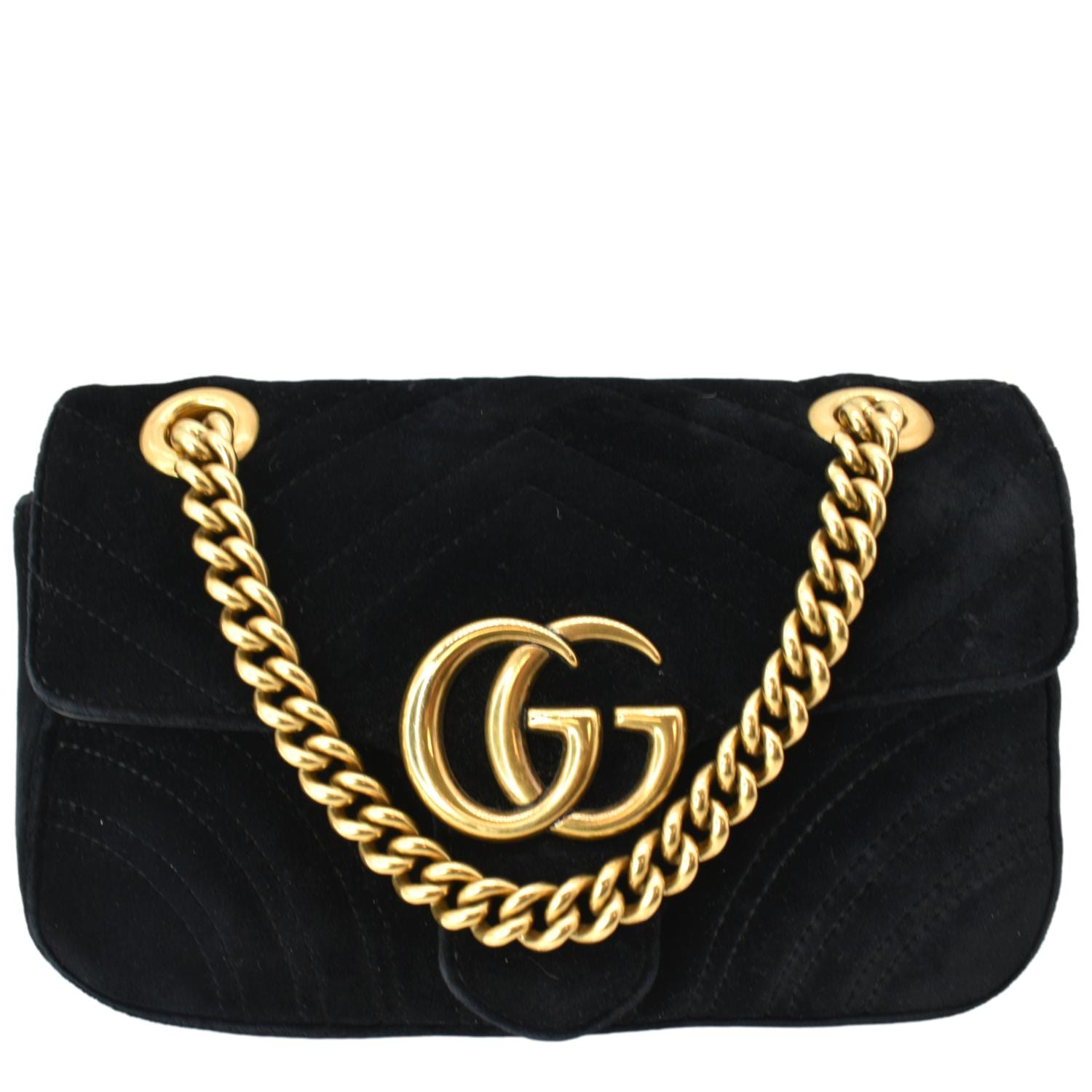 Gucci Red GG Marmont Mini Velvet Bag - Farfetch