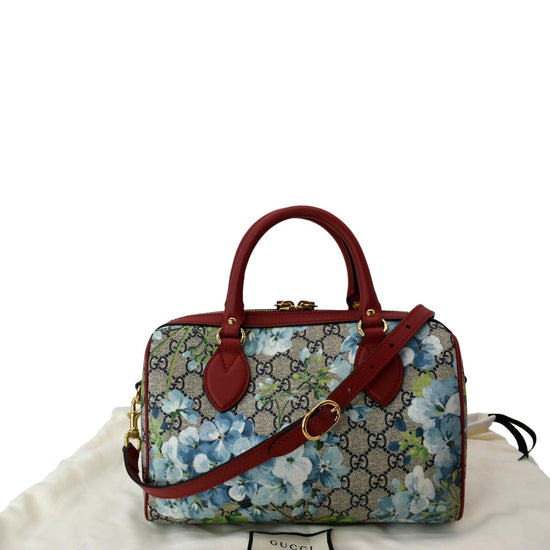 Gucci GG Supreme Monogram Blooms Boston Bag | MTYCI