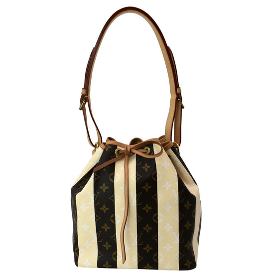 LOUIS VUITTON Monogram Rayures Petit Noe 118296