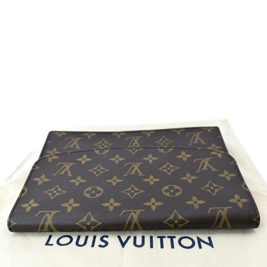 Brown Louis Vuitton Monogram Pochette Homme Clutch Bag – Designer Revival