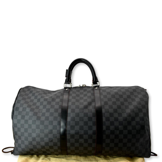 Louis Vuitton Keepall 55 Damier Graphite Travel Bag LV-B1017P-A001