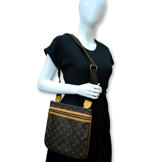 Bosphore cloth bag Louis Vuitton Brown in Cloth - 32753440
