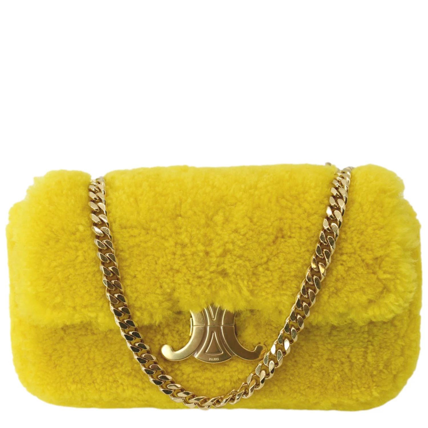 Celine, Bags, Celine Triomphe Clutch With Chain