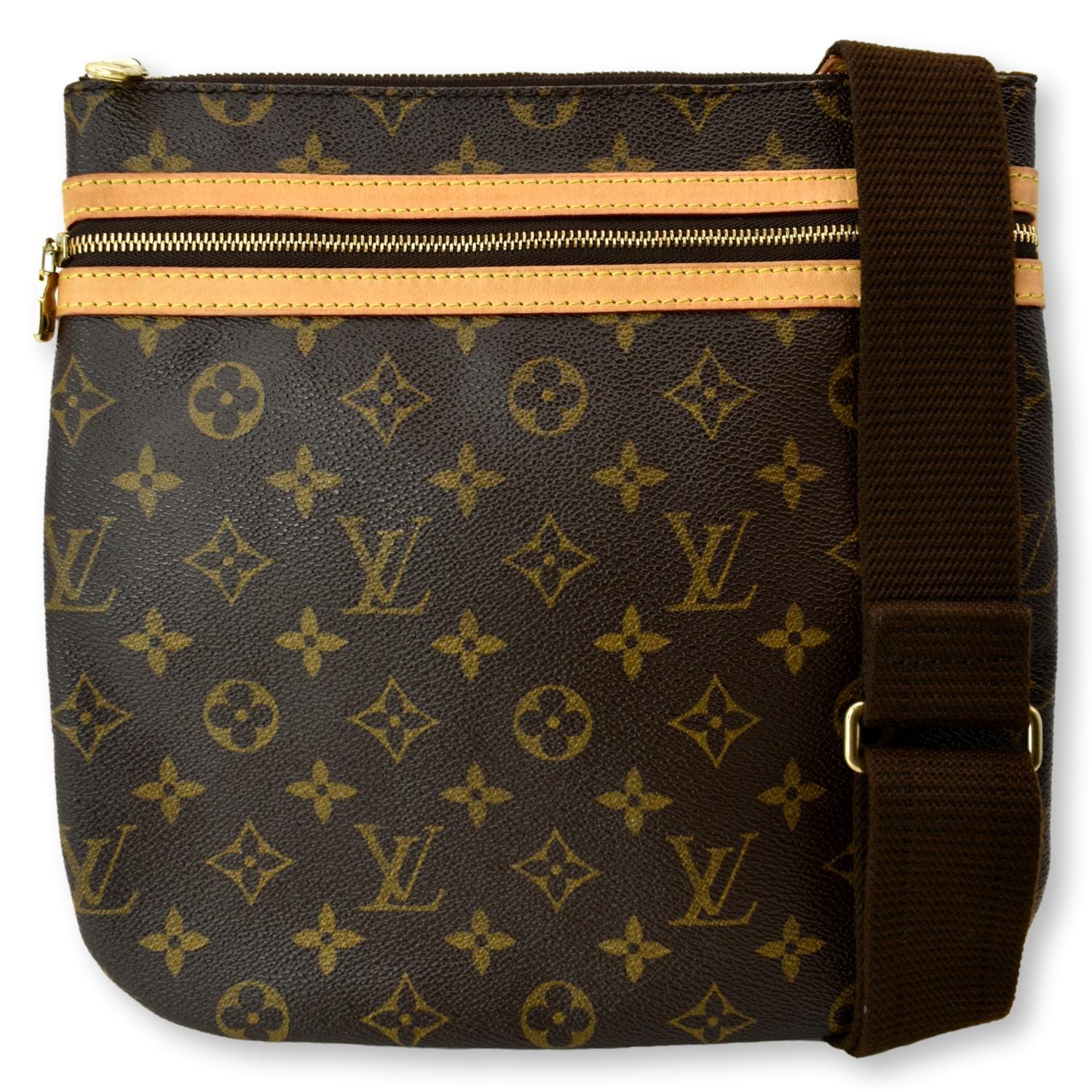 Shop for Louis Vuitton Monogram Canvas Leather Bosphore Pochette Crossbody  Bag - Shipped from USA
