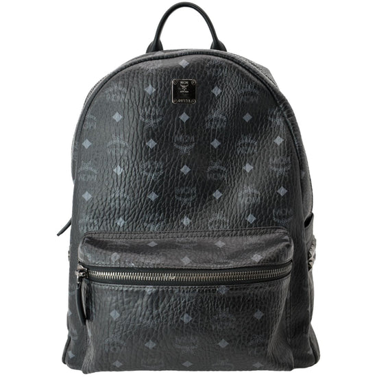 MCM // Black Visetos Coated Canvas Stark Backpack – VSP Consignment