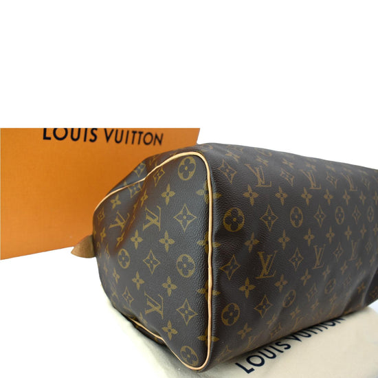 Brown Louis Vuitton Monogram Speedy 35 Boston Bag – Designer Revival