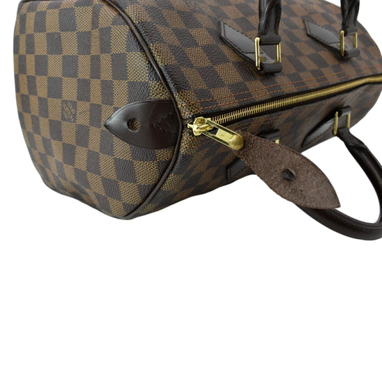 Louis Vuitton Damier Ebene Paillettes Speedy 30 - Brown Handle Bags,  Handbags - LOU775438