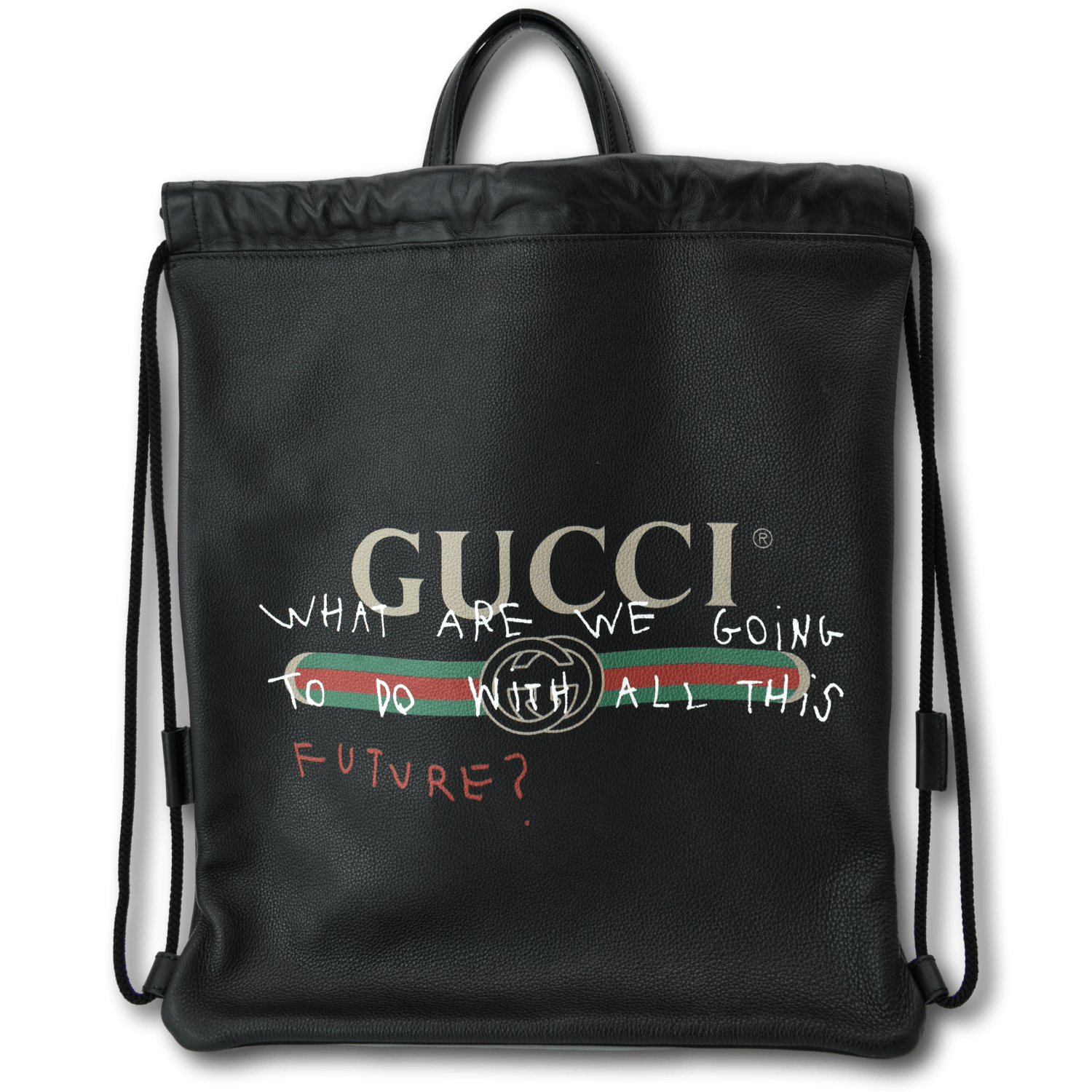 GUCCI Logo Clutch Hand Second Bag Men Bag in Bag Clear Black From