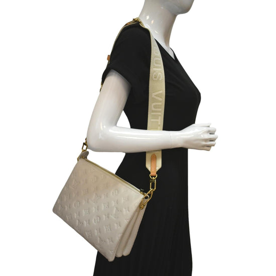 M59276 Louis Vuitton Monogram Embossed Puffy Coussin PM Handbag