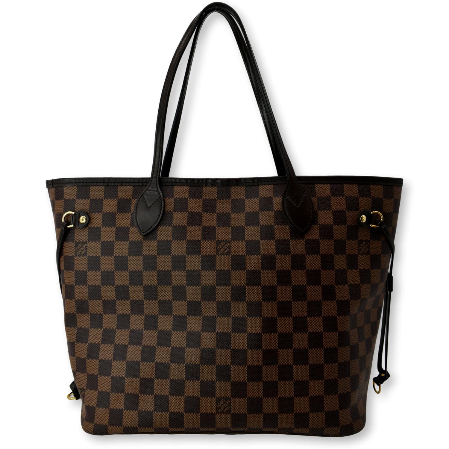 LOUIS VUITTON Damier Ebene Neverfull MM Shoulder Bag