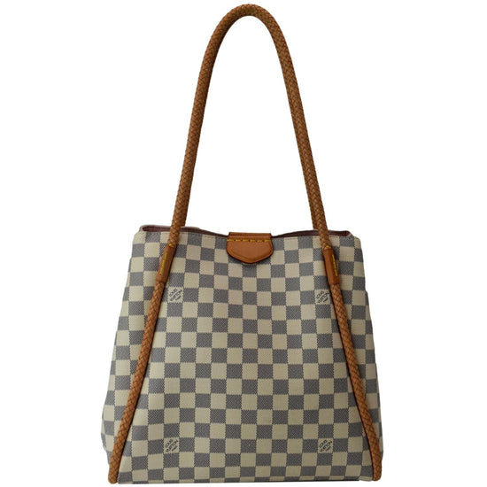 Louis Vuitton Propriano Tote Damier Azur Canvas Bag