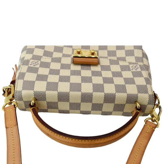 Túi Xách Nữ Louis Vuitton LV Croisette Họa Tiết Ô Cờ Cao Cấp 25.5