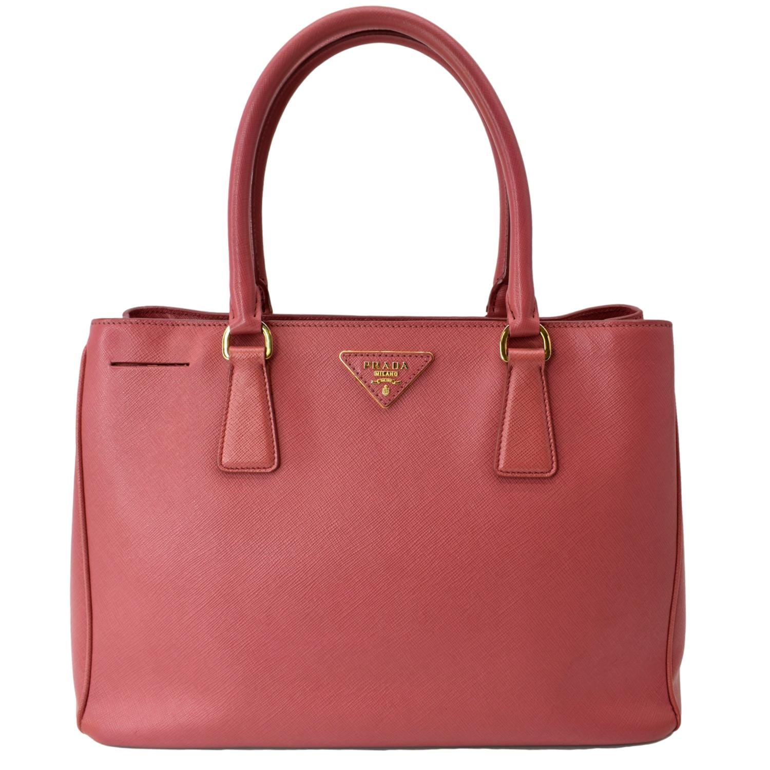 Prada Pink Large Galleria Saffiano Leather Bag ○ Labellov ○ Buy