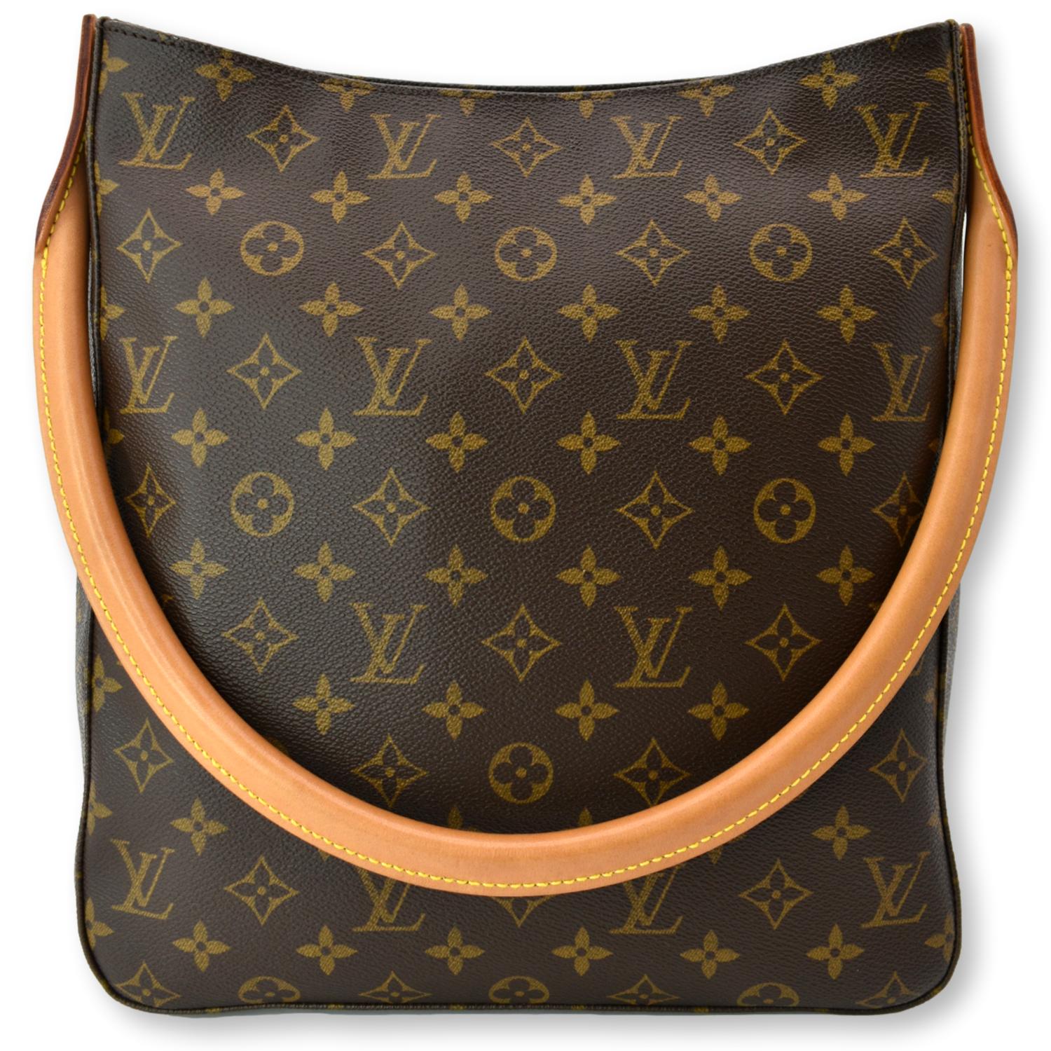 Louis Vuitton Brown Canvas Monogram Looping GM Shoulder Bag Louis Vuitton